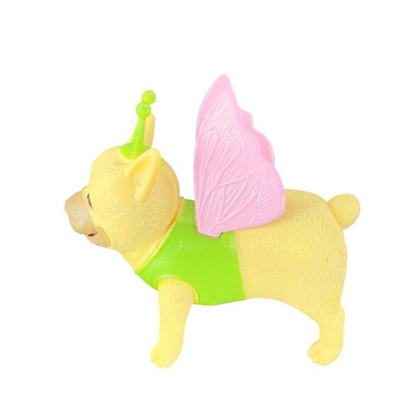 Ankyo Development Party Puppy Dog In Butterfly Costume Figurine Decor Plastic - Picture 3 of 14